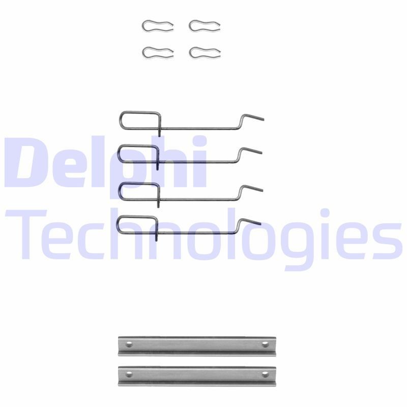 DELPHI LX0113: Lisakomplekt, ketaspiduriklotsid