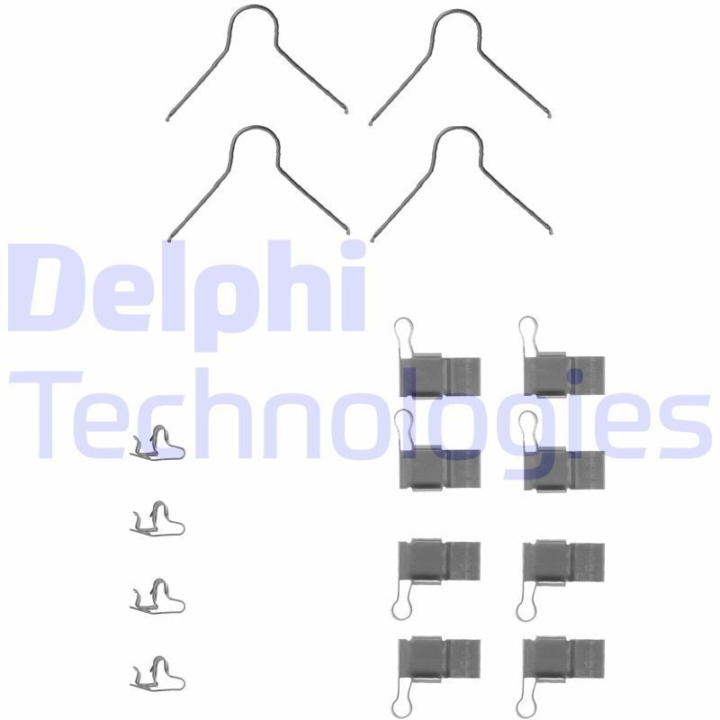 DELPHI LX0131: Lisakomplekt, ketaspiduriklotsid