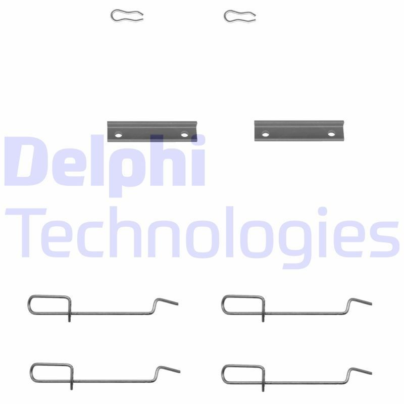 DELPHI LX0142: Lisakomplekt, ketaspiduriklotsid