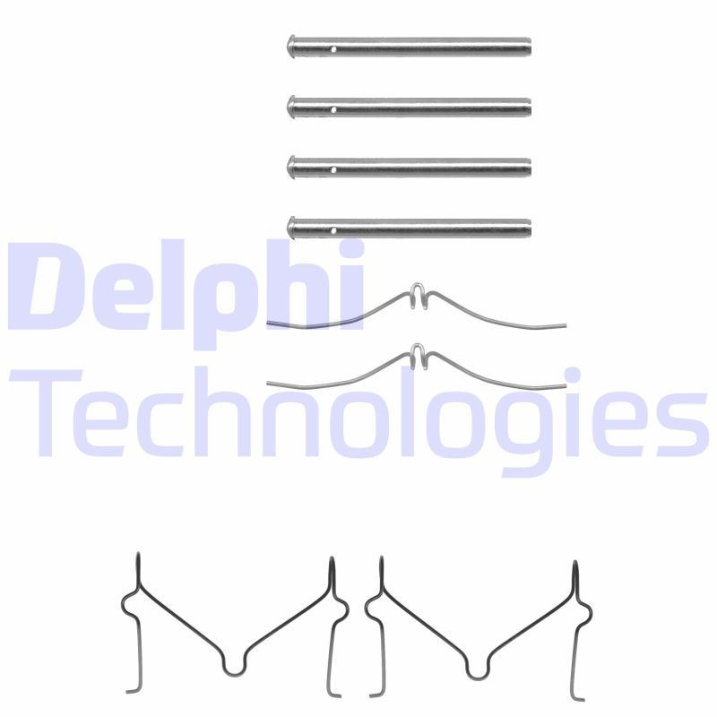 DELPHI LX0143: Lisakomplekt, ketaspiduriklotsid