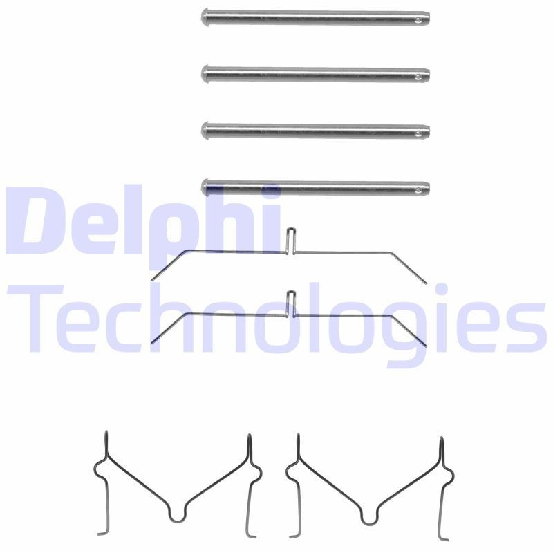 DELPHI LX0145: Lisakomplekt, ketaspiduriklotsid
