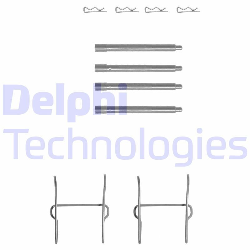 DELPHI LX0154: Lisakomplekt, ketaspiduriklotsid