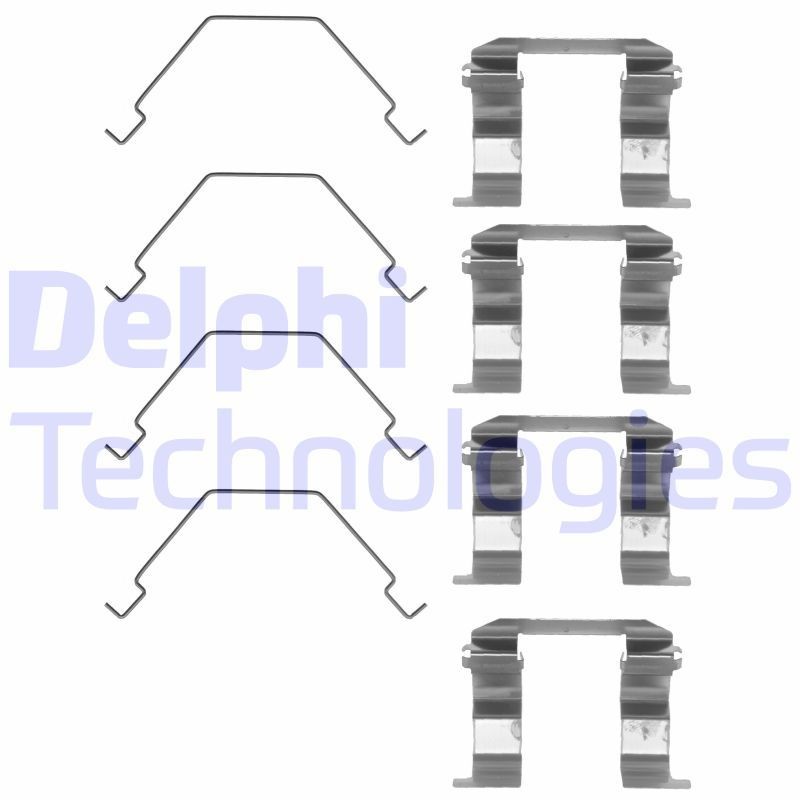 DELPHI LX0159: Lisakomplekt, ketaspiduriklotsid