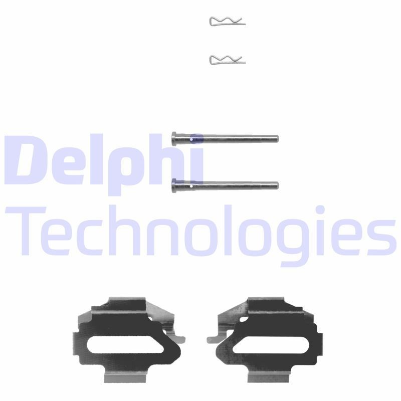 DELPHI LX0162: Lisakomplekt, ketaspiduriklotsid