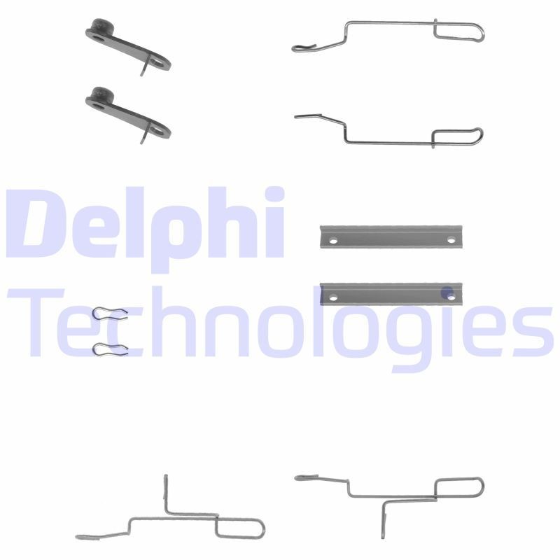 DELPHI LX0168: Lisakomplekt, ketaspiduriklotsid