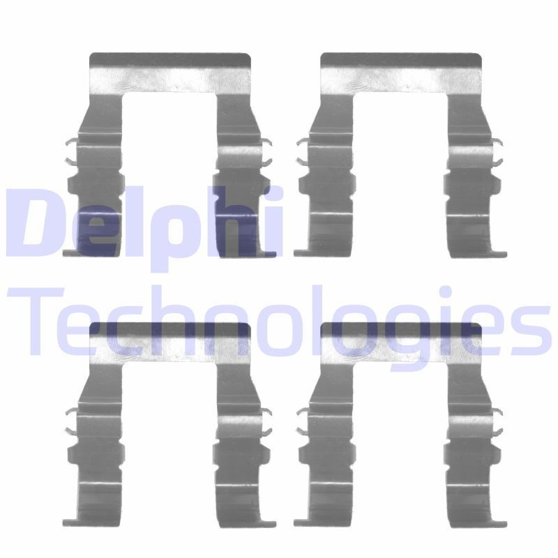 DELPHI LX0171: Lisakomplekt, ketaspiduriklotsid