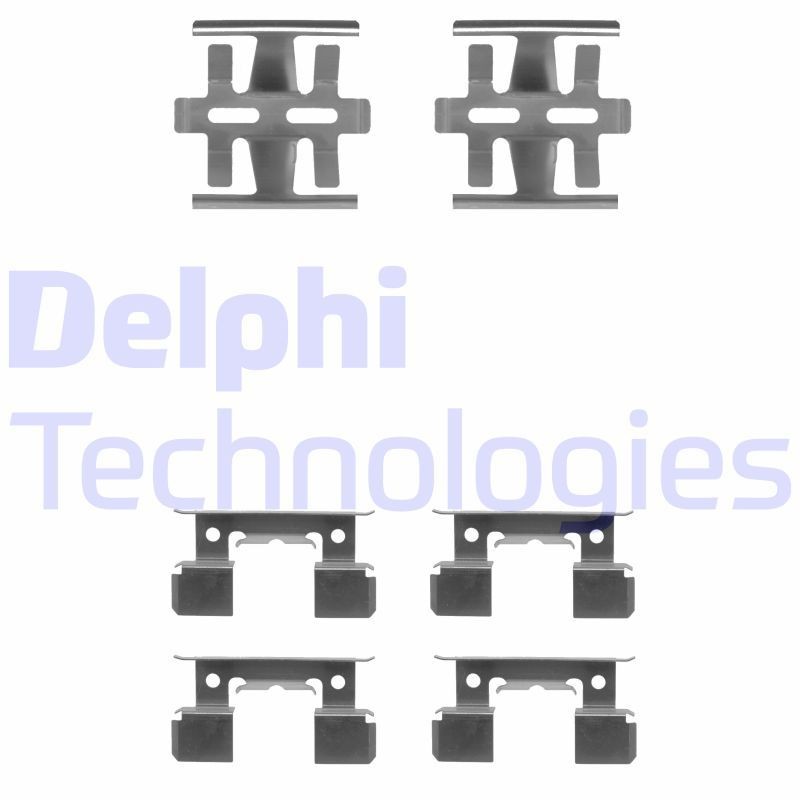 DELPHI LX0180: Lisakomplekt, ketaspiduriklotsid