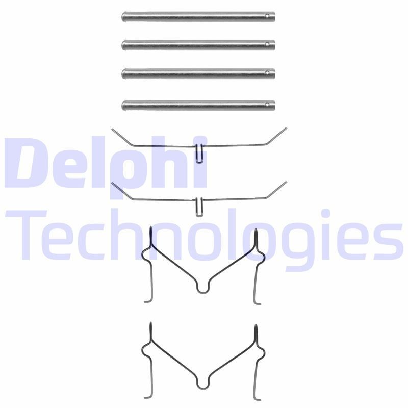 DELPHI LX0182: Lisakomplekt, ketaspiduriklotsid
