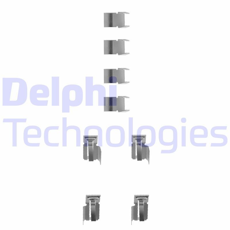 DELPHI LX0183: Lisakomplekt, ketaspiduriklotsid