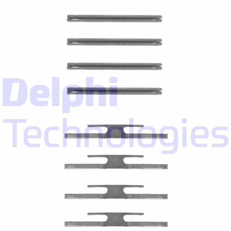 DELPHI LX0184: Piederumu komplekts, Disku bremžu uzlikas