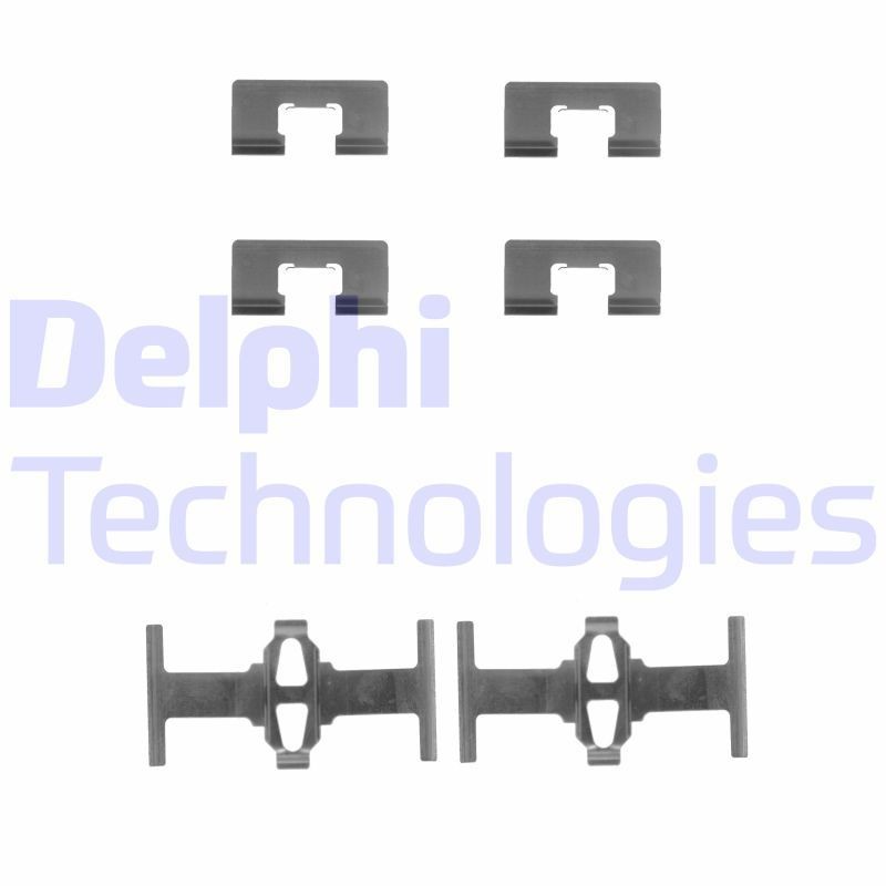 DELPHI LX0197: Lisakomplekt, ketaspiduriklotsid