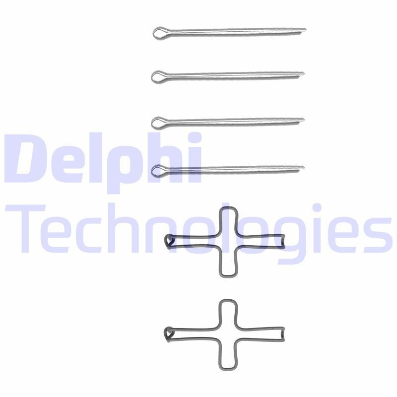 DELPHI LX0199: Lisakomplekt, ketaspiduriklotsid