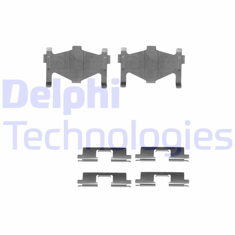 DELPHI LX0215: Lisakomplekt, ketaspiduriklotsid
