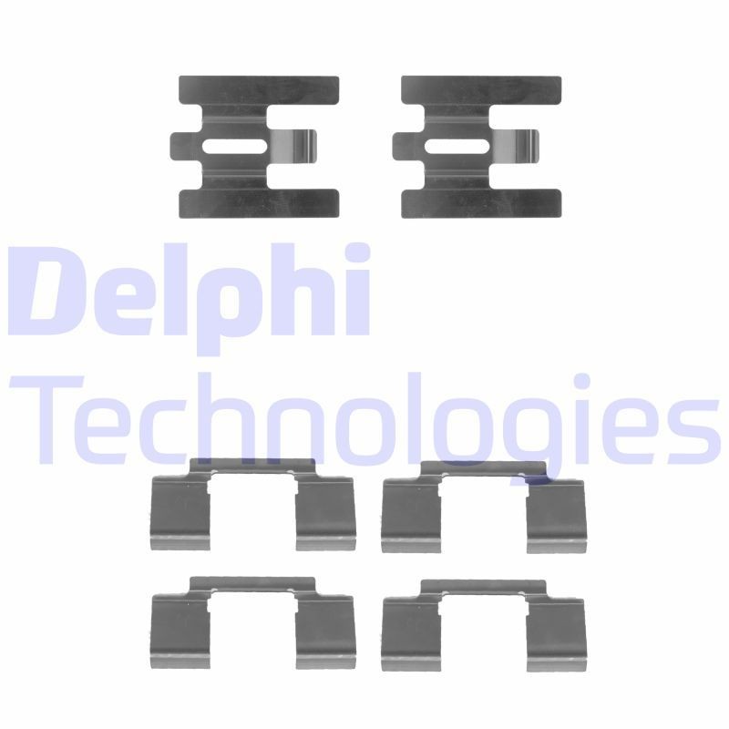 DELPHI LX0224: Set accesorii, placute frana