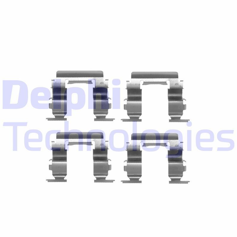 DELPHI LX0237: Lisakomplekt, ketaspiduriklotsid