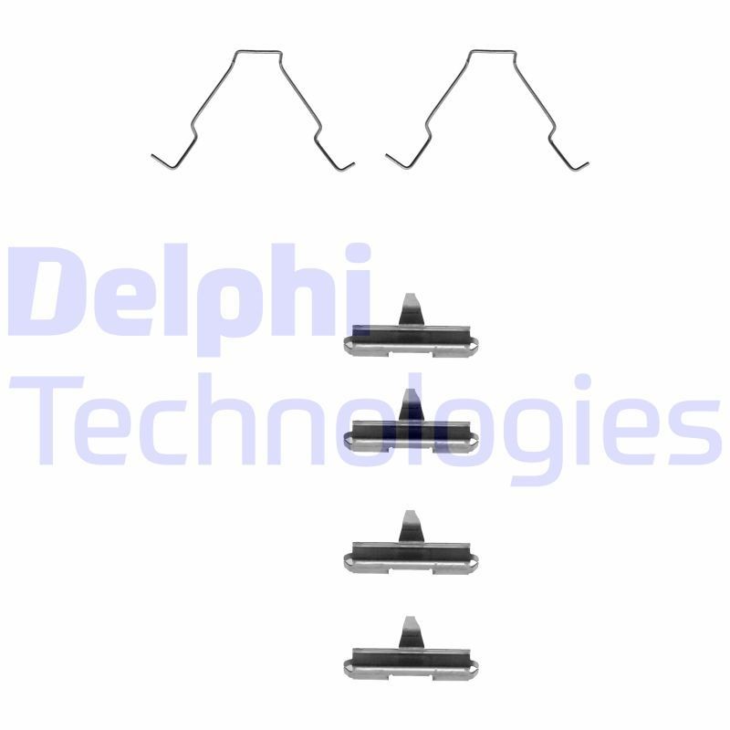 DELPHI LX0267: Lisakomplekt, ketaspiduriklotsid