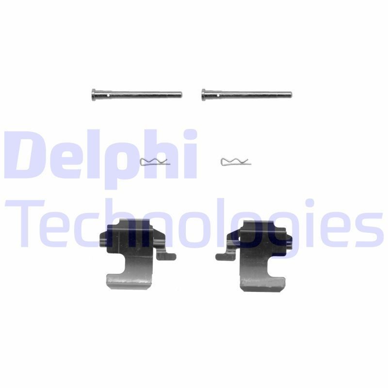 DELPHI LX0270: Lisakomplekt, ketaspiduriklotsid