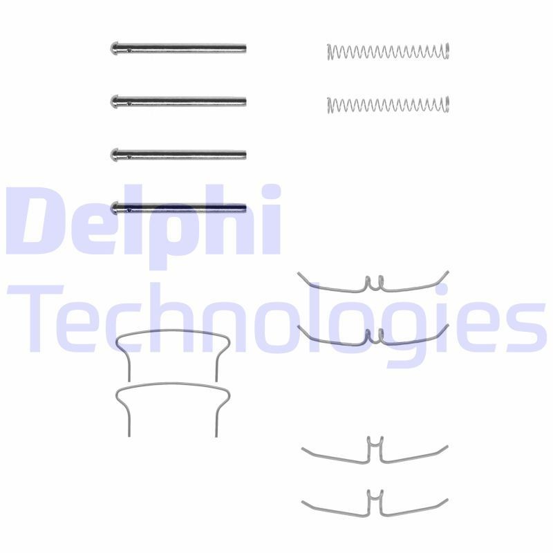 DELPHI LX0277: Lisakomplekt, ketaspiduriklotsid