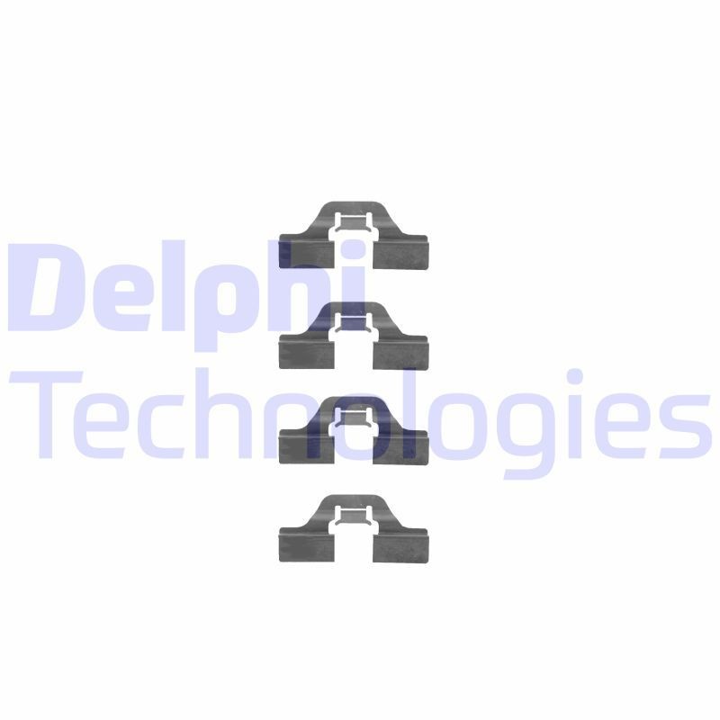 DELPHI LX0307: Lisakomplekt, ketaspiduriklotsid