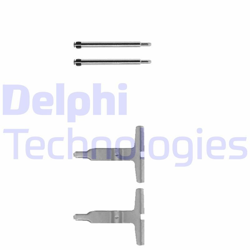 DELPHI LX0312: Lisakomplekt, ketaspiduriklotsid