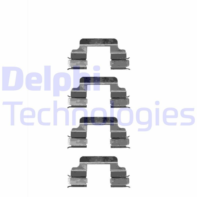 DELPHI LX0334: Lisakomplekt, ketaspiduriklotsid