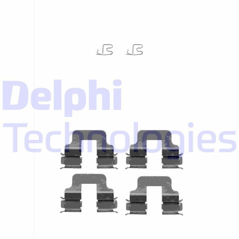 DELPHI LX0342: Lisakomplekt, ketaspiduriklotsid
