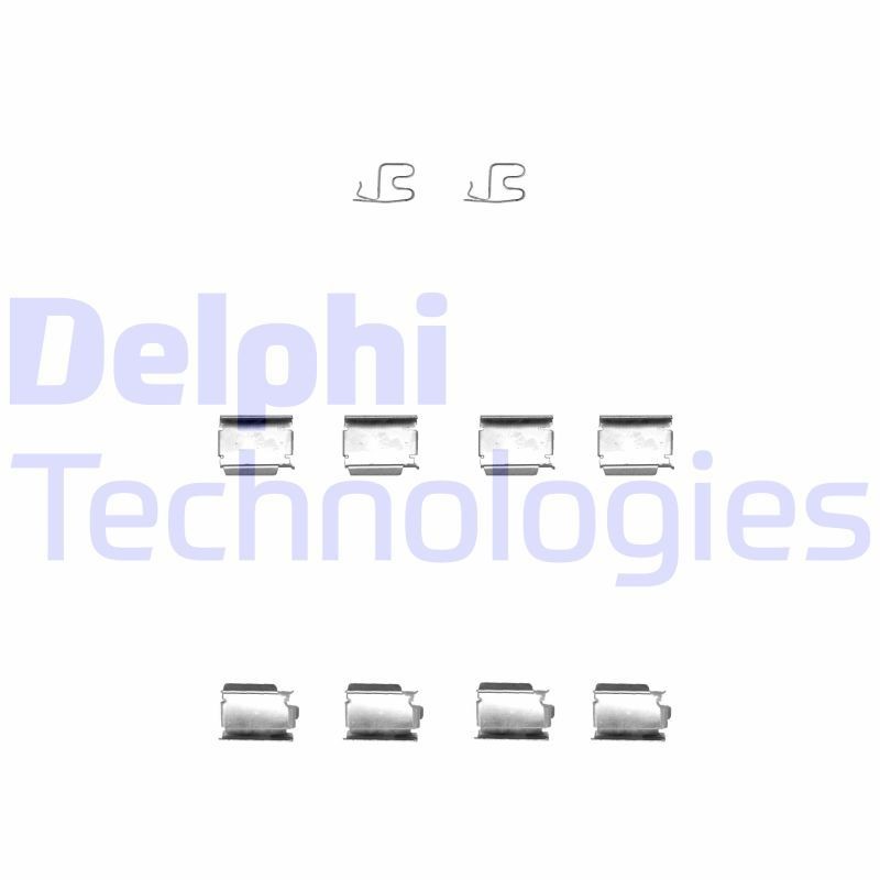 DELPHI LX0343: Lisakomplekt, ketaspiduriklotsid