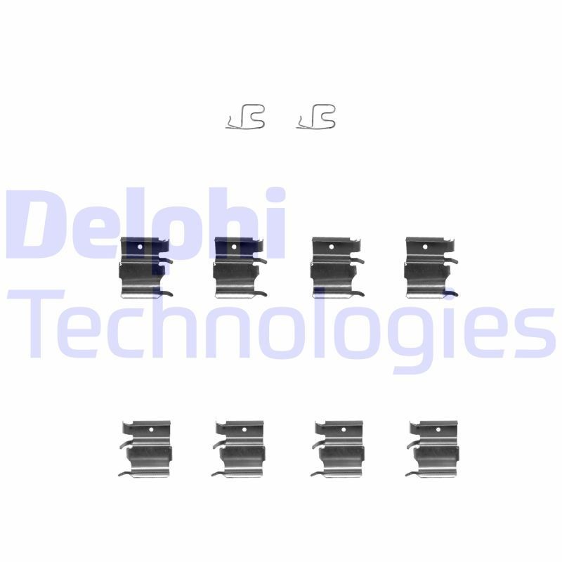 DELPHI LX0366: Lisakomplekt, ketaspiduriklotsid