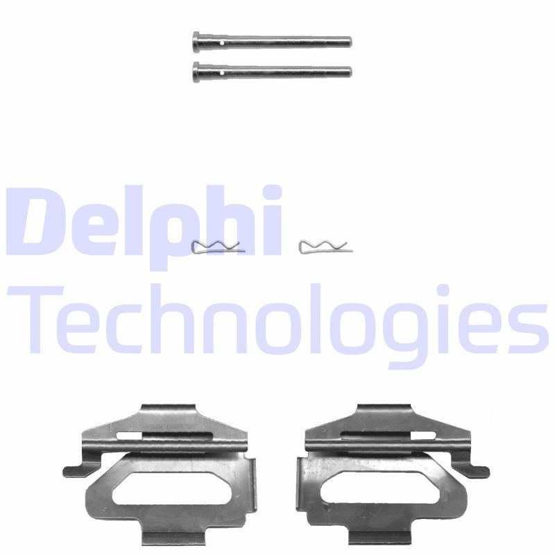 DELPHI LX0380: Lisakomplekt, ketaspiduriklotsid
