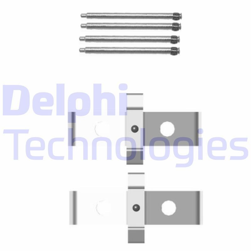 DELPHI LX0408: Lisakomplekt, ketaspiduriklotsid