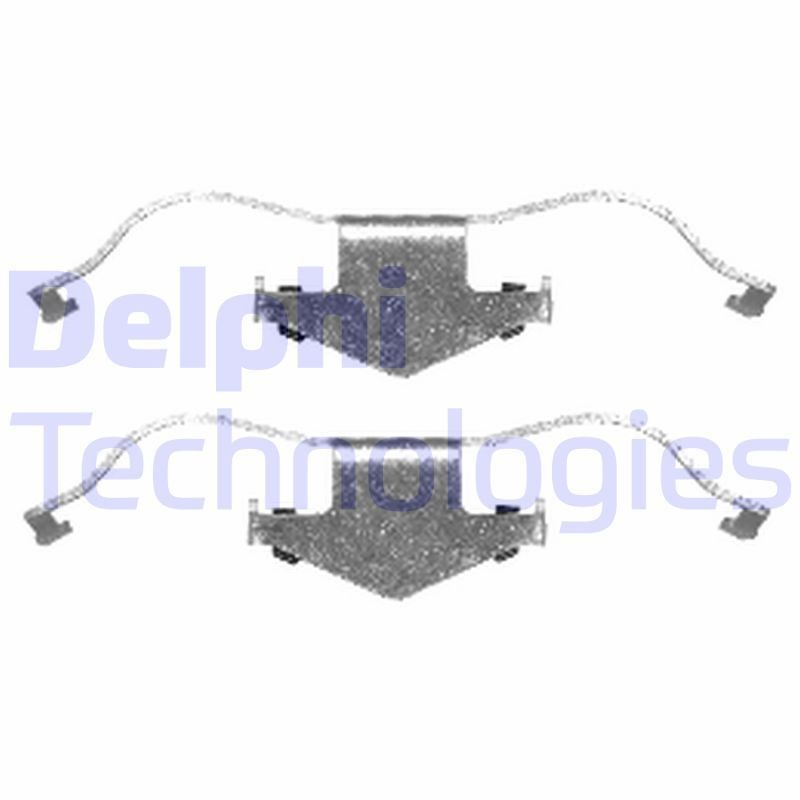 DELPHI LX0429: Lisakomplekt, ketaspiduriklotsid