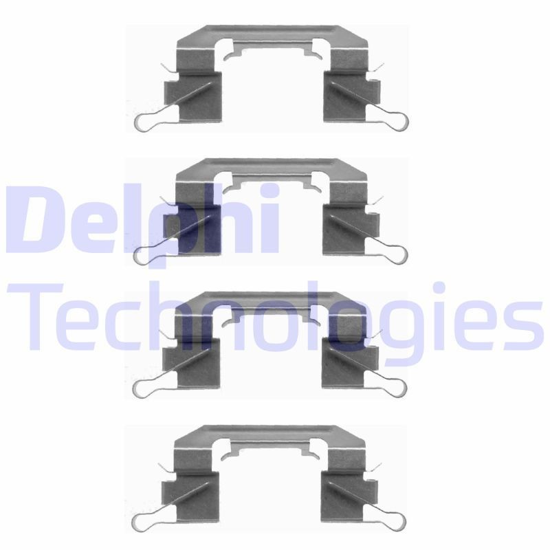 DELPHI LX0442: Lisakomplekt, ketaspiduriklotsid