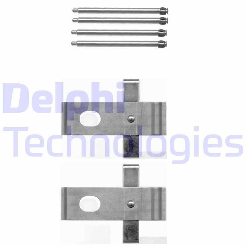 DELPHI LX0443: Lisakomplekt, ketaspiduriklotsid