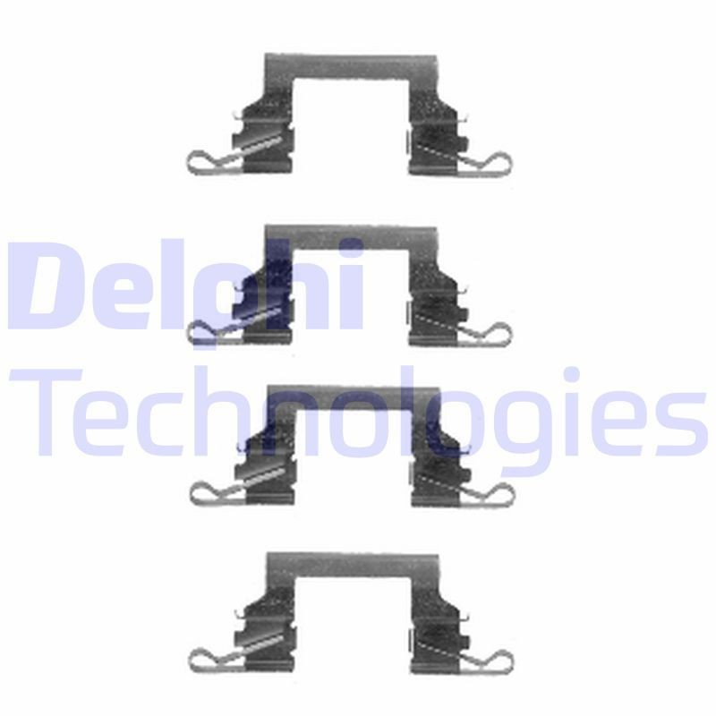 DELPHI LX0445: Lisakomplekt, ketaspiduriklotsid