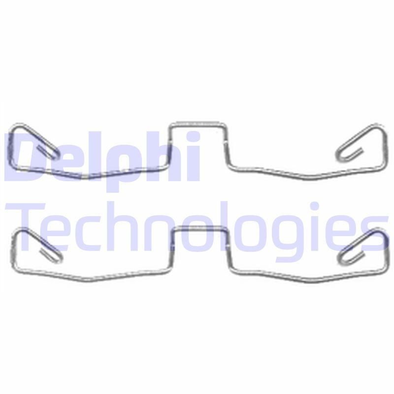 DELPHI LX0448: Lisakomplekt, ketaspiduriklotsid