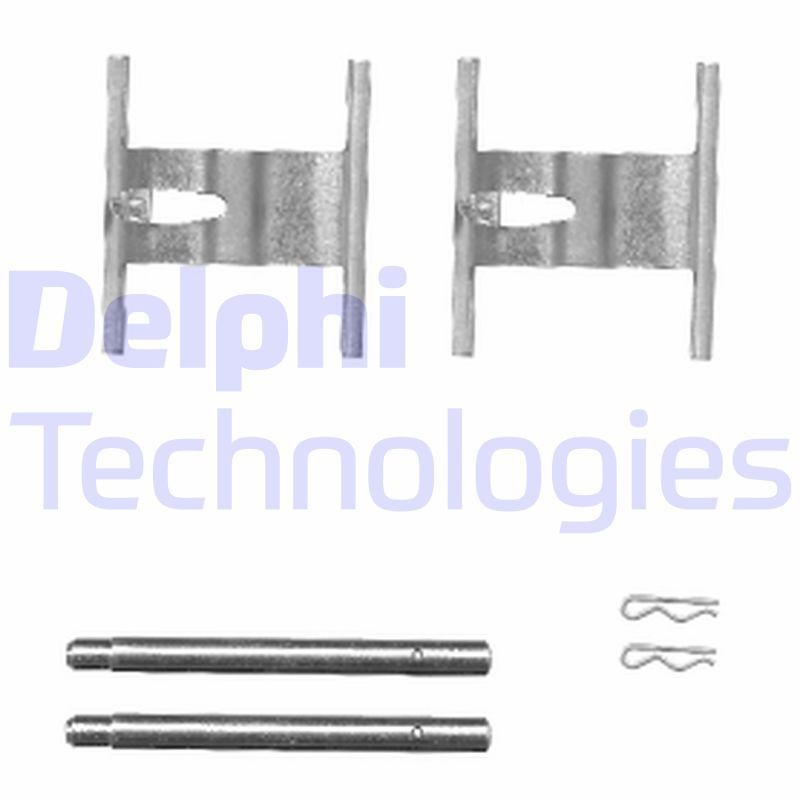 DELPHI LX0450: Σετ βοηθ. εξαρτημάτων, τακάκια φρένων
