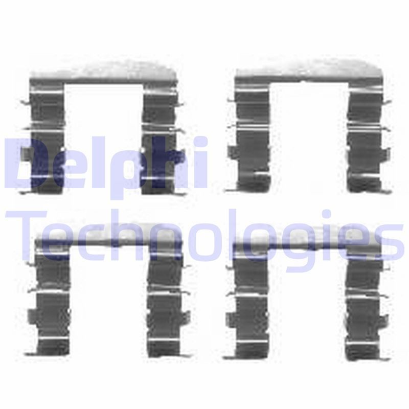 DELPHI LX0461: Lisakomplekt, ketaspiduriklotsid