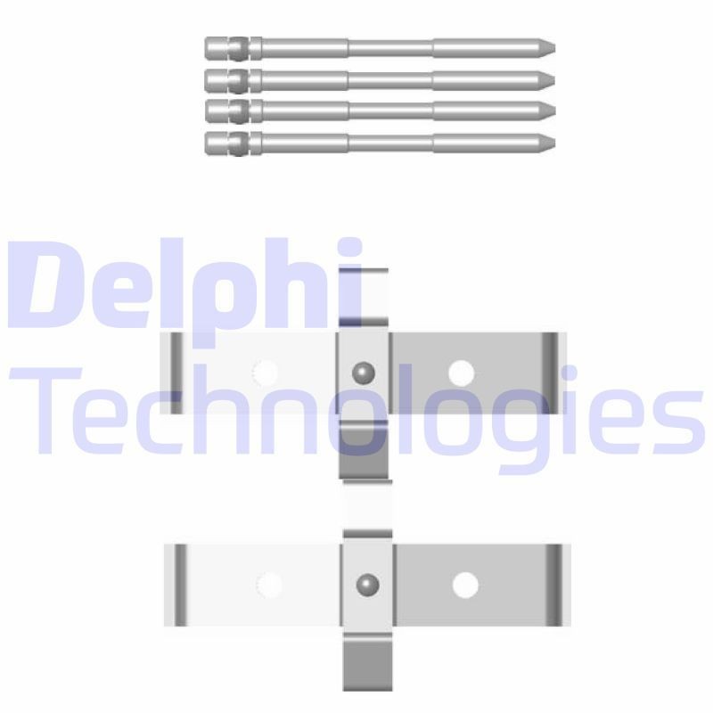 DELPHI LX0469: Lisakomplekt, ketaspiduriklotsid