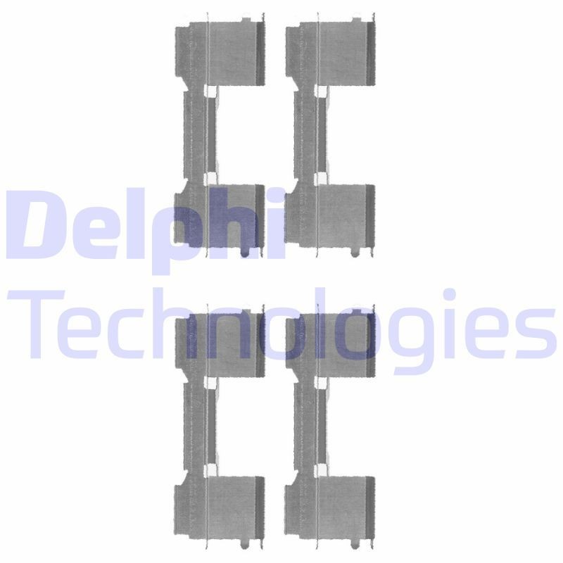 DELPHI LX0478: Lisakomplekt, ketaspiduriklotsid