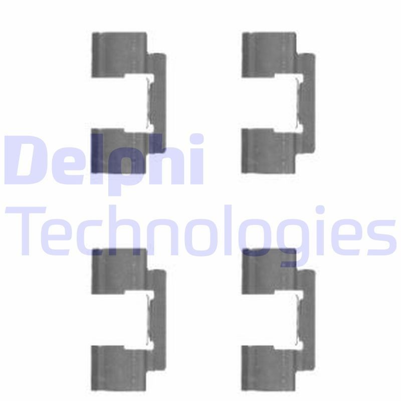 DELPHI LX0481: Lisakomplekt, ketaspiduriklotsid
