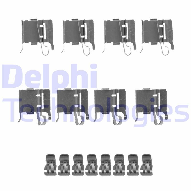 DELPHI LX0491: Lisakomplekt, ketaspiduriklotsid