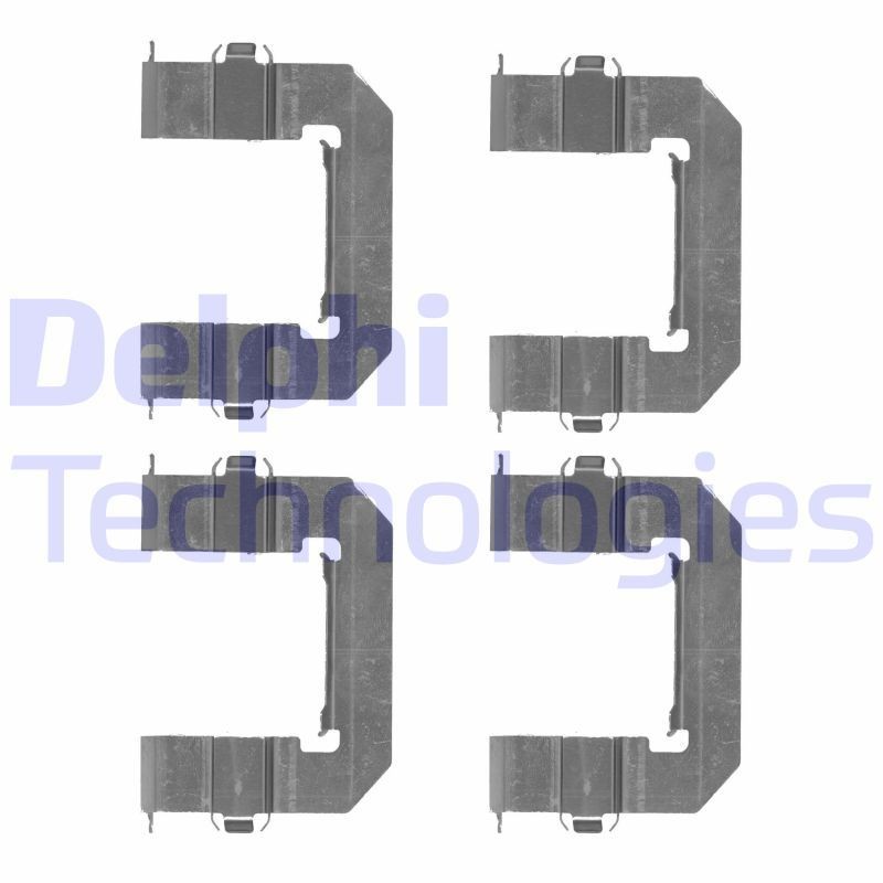 DELPHI LX0501: Σετ βοηθ. εξαρτημάτων, τακάκια φρένων