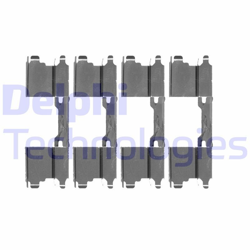 DELPHI LX0502: Set accesorii, placute frana