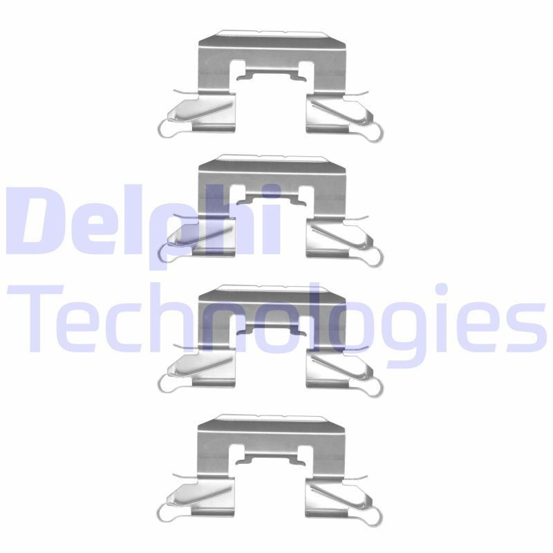 DELPHI LX0507: Lisakomplekt, ketaspiduriklotsid