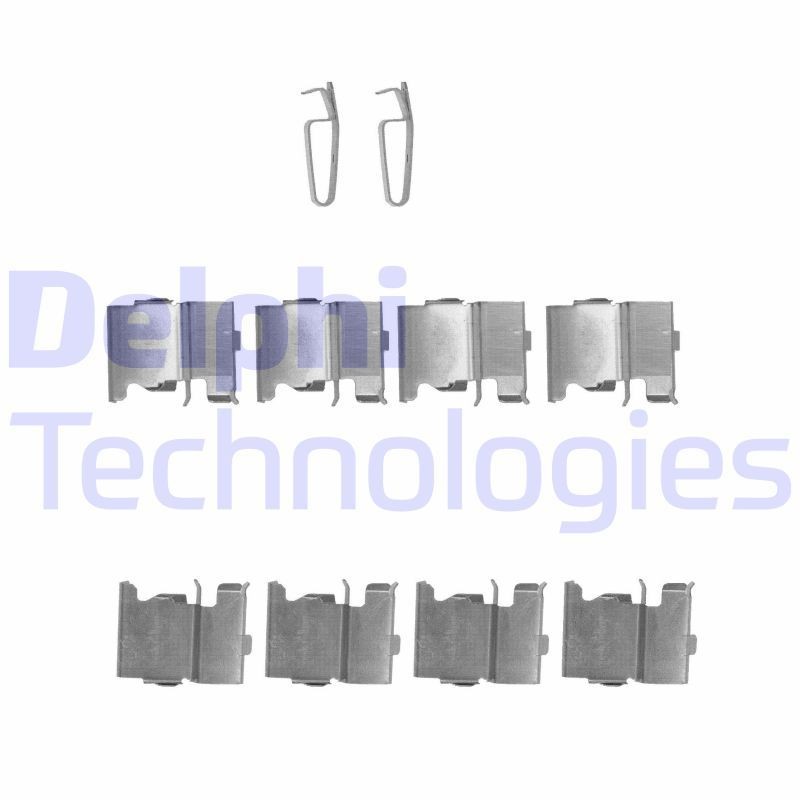 DELPHI LX0522: Lisakomplekt, ketaspiduriklotsid