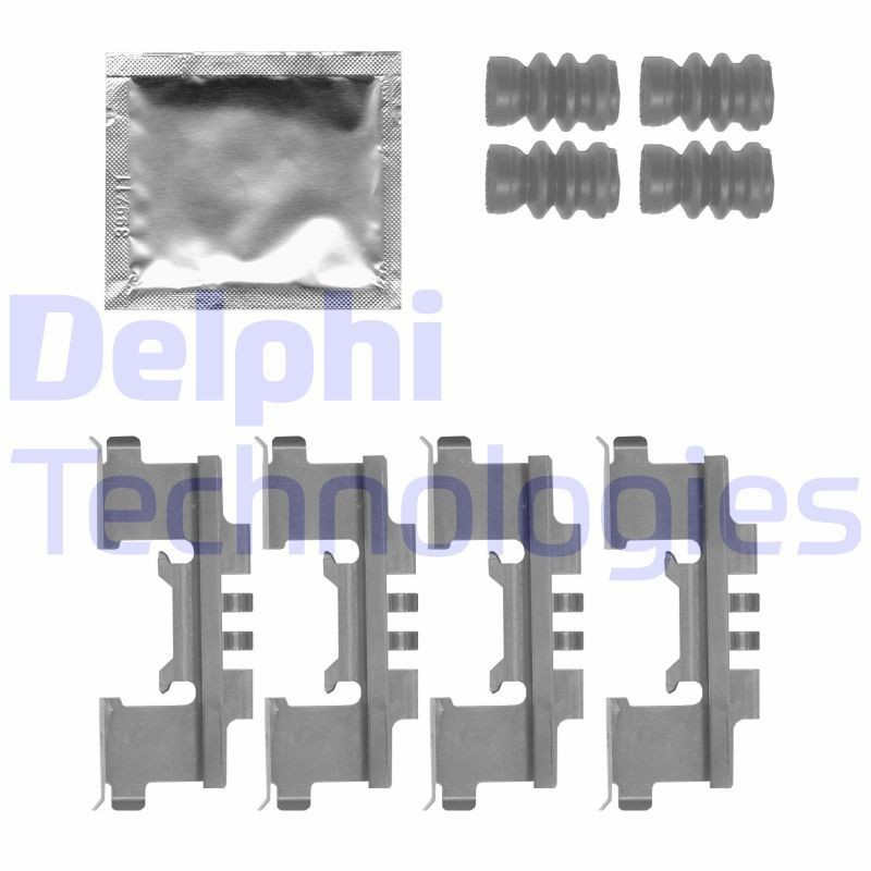 DELPHI LX0547: Σετ βοηθ. εξαρτημάτων, τακάκια φρένων