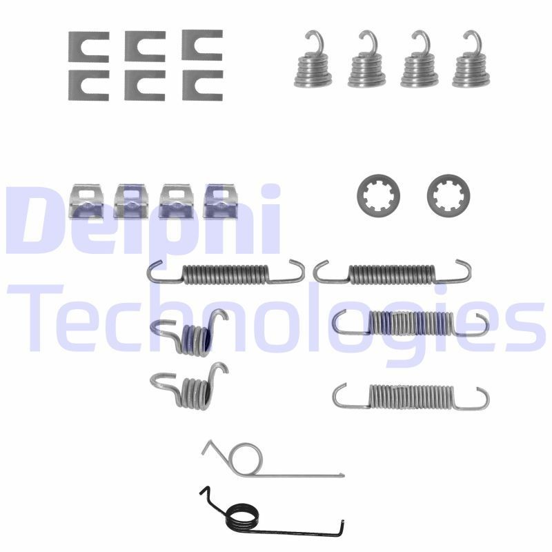 DELPHI LY1007: Kit accessori, Ganasce freno