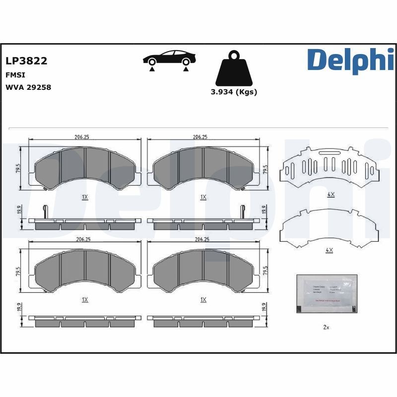 DELPHI PCK3: Tolmukaitse komplekt, Amordid Esisild