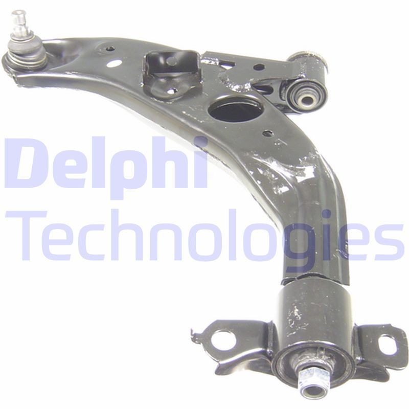 DELPHI TC1102: Bras de suspension gauche, inférieur, Tôle d'acier, avec rotule de suspension