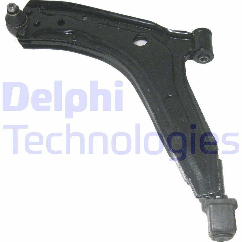DELPHI TC818: Lengőkar, kerékfelfüggesztés Első tengely bal, alul, Acéllemez, tartó-/vezetőcsuklóval